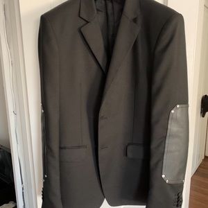 Givenchy Blazer w/ Leather Detail